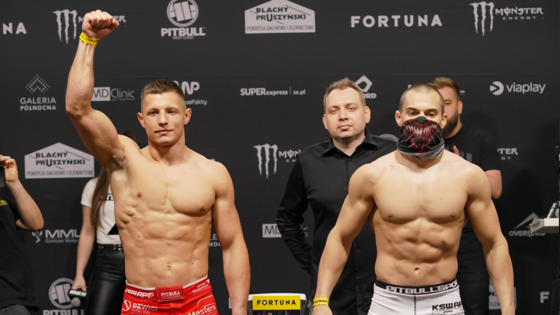 Живко Стоименов очи в очи с противника си преди KSW 69