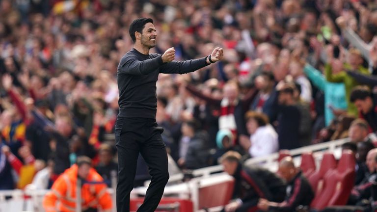 Мениджърът Микел Артета призна че воденият от него Арсенал е