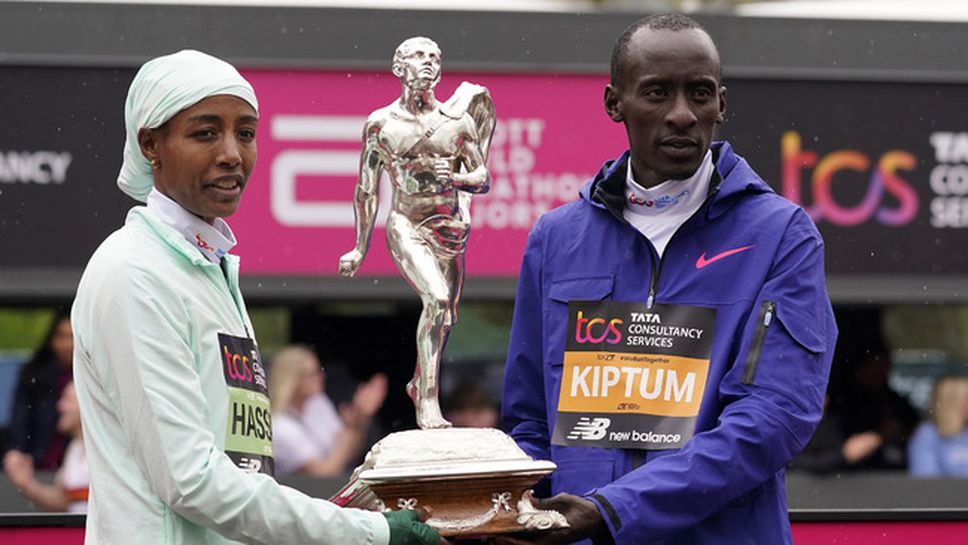 Келвин Киптум спечели маратона на Лондон с второ най-добро време в историята