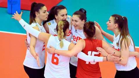 Волейболистките на България победиха категорично Белгия