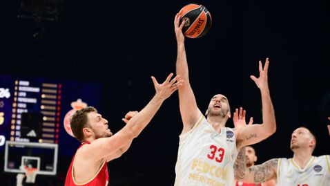  Шок в Абу Даби! Монако лиши фантазията на Везенков и Олимпиакос 