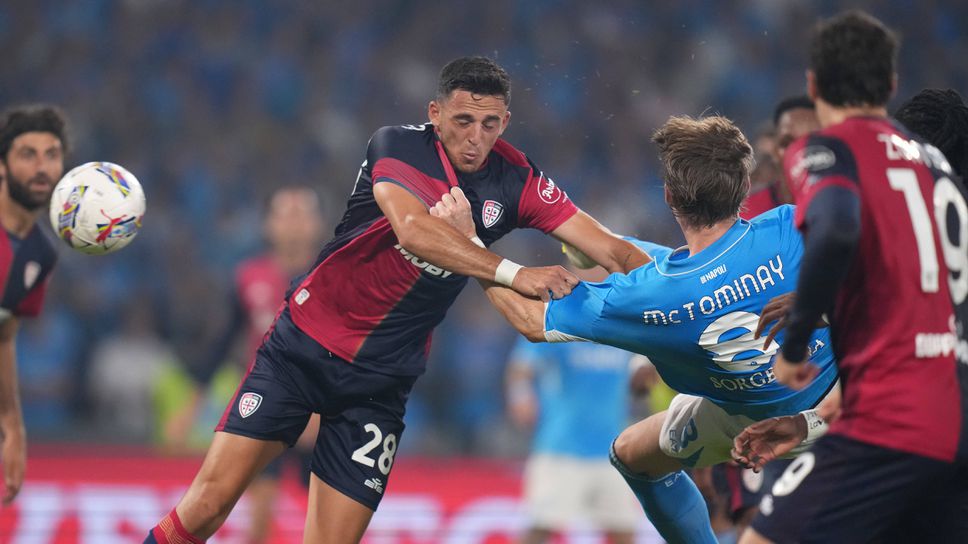 Наполи 2:0 Каляри, Лукаку доближи домакините до титлата