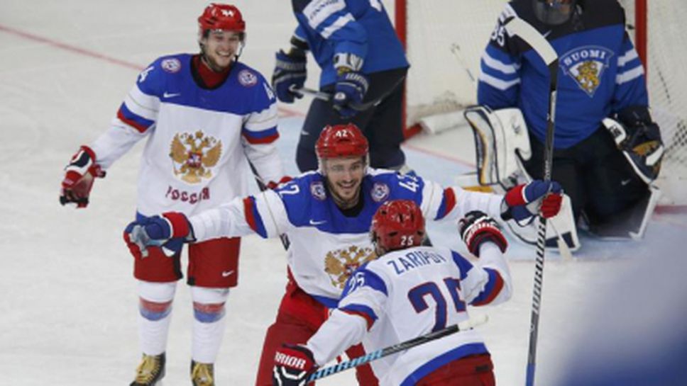 Русия спечели титлата на световното първенство по хокей на лед (видео)