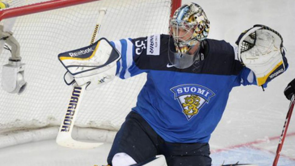 Вратарят на Финландия стана MVP на световното по хокей