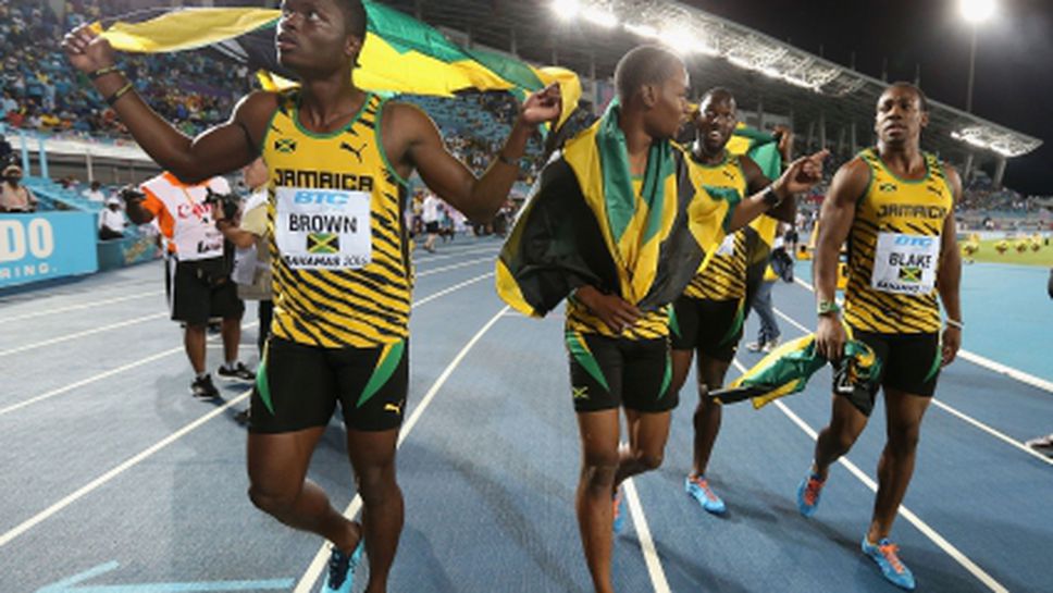 Ямайка очаквано триумфира в спринта на 4 по 100 метра при мъжете