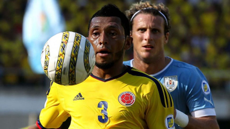 Полузащитник отпадна от състава на Колумбия