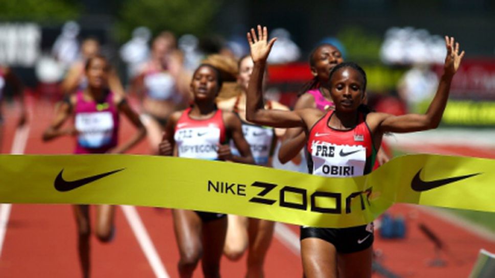 Убийствено темпо на 1500 м при дамите и куп рекорди в Юджийн