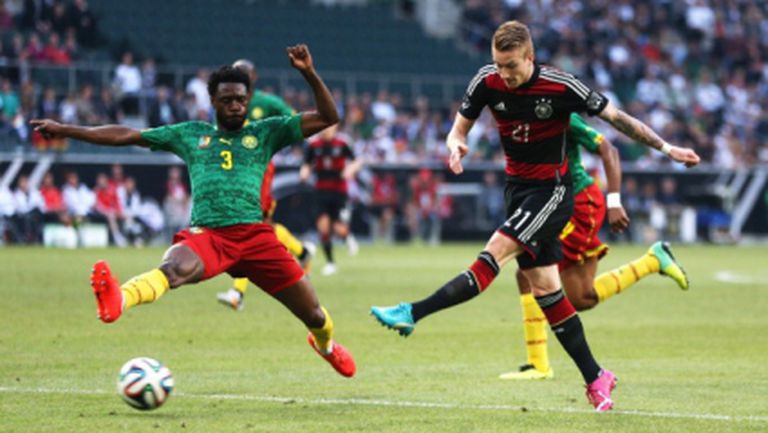 Колеблива Германия не можа да се справи с Камерун (видео)