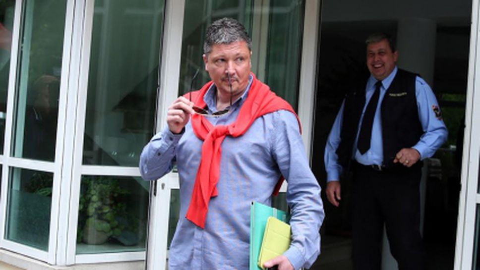 Любо Пенев на среща с ръководството на БФС