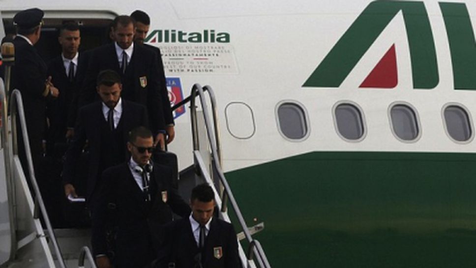 "Скуадра адзура" пристигна в Рио де Жанейро