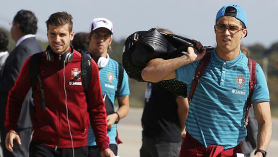 Отборът на Португалия пристигна в Бразилия