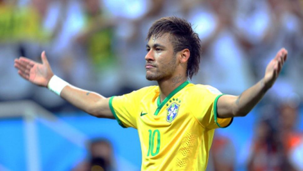 Неймар е играч на мача Бразилия - Хърватия