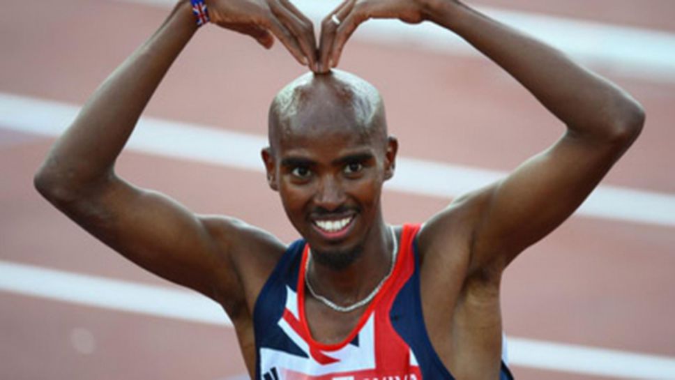 Мо Фара бяга 5000 и 10 000 м в Глазгоу