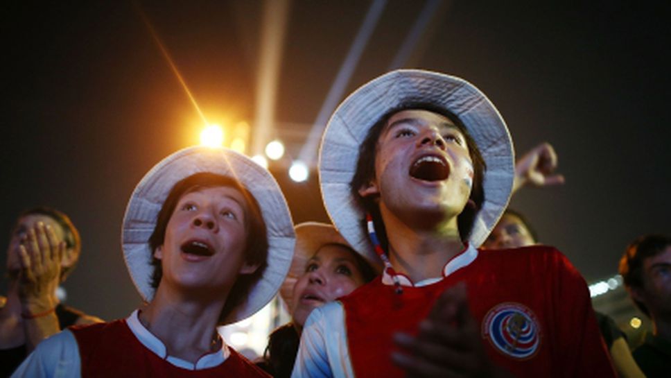 Фенове и медии в Коста Рика празнуват най-голямата футболна победа в историята на страната