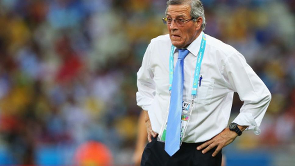 Уругвай закри тренировка преди мача с Англия