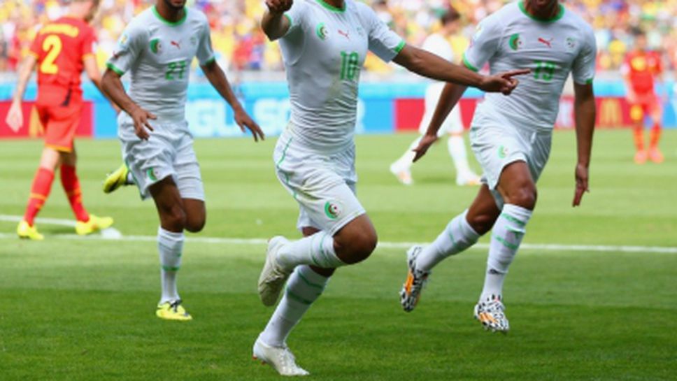 Алжир прекъсна серия от 28 години без гол на световно, спаси се от антирекорд