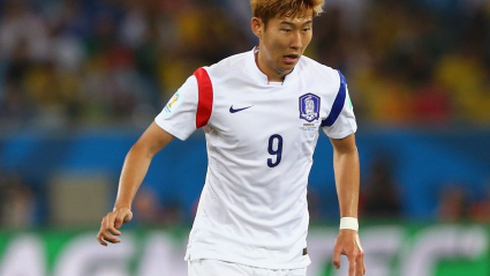 Сон Хюн-Мин е играч на мача Русия - Южна Корея