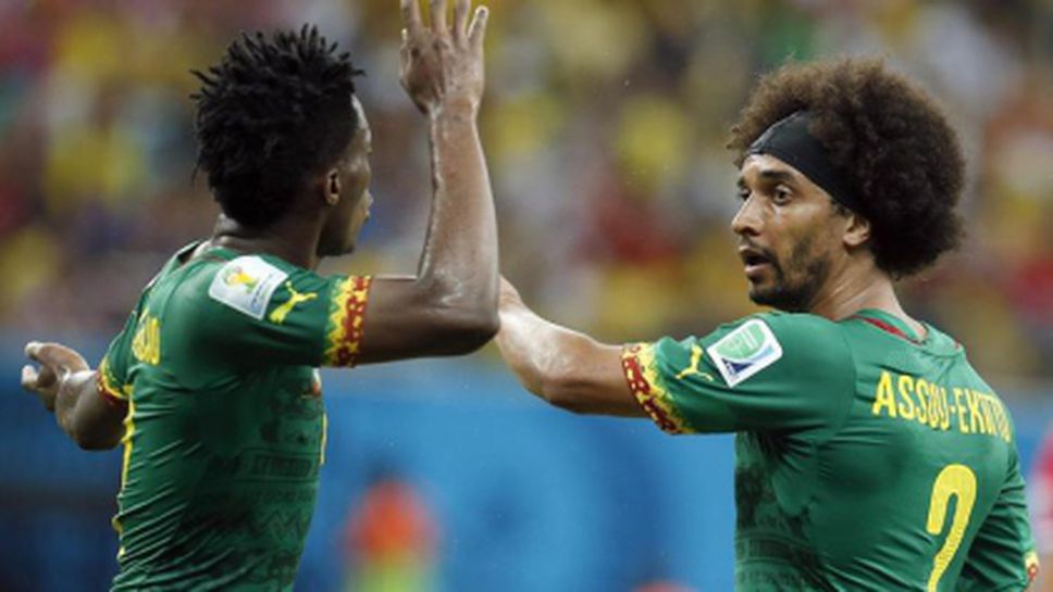 Грозно: Камерунски национали едва не се сбиха на терена (видео)