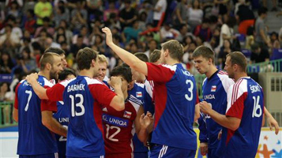 Чехия с измъчено 3:2 над Република Корея в Световната лига