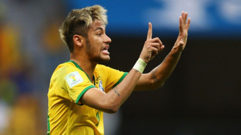 Неймар на върха при голмайсторите на Мондиала