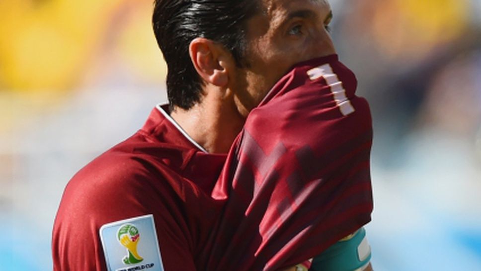 Буфон най-добър в мача Италия - Уругвай