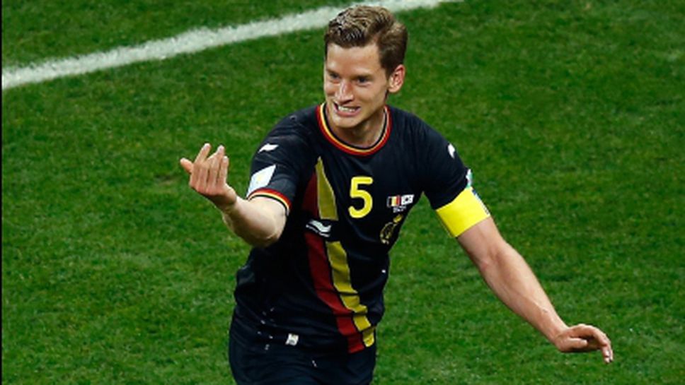 Ян Вертонген е играч на мача Южна Корея - Белгия