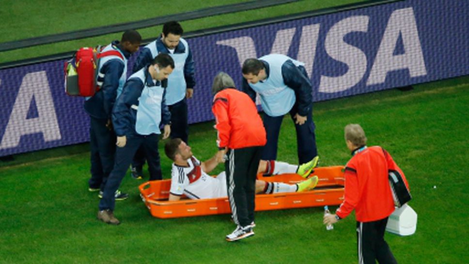 Мустафи отпада от състава на Германия до края на Мондиал 2014