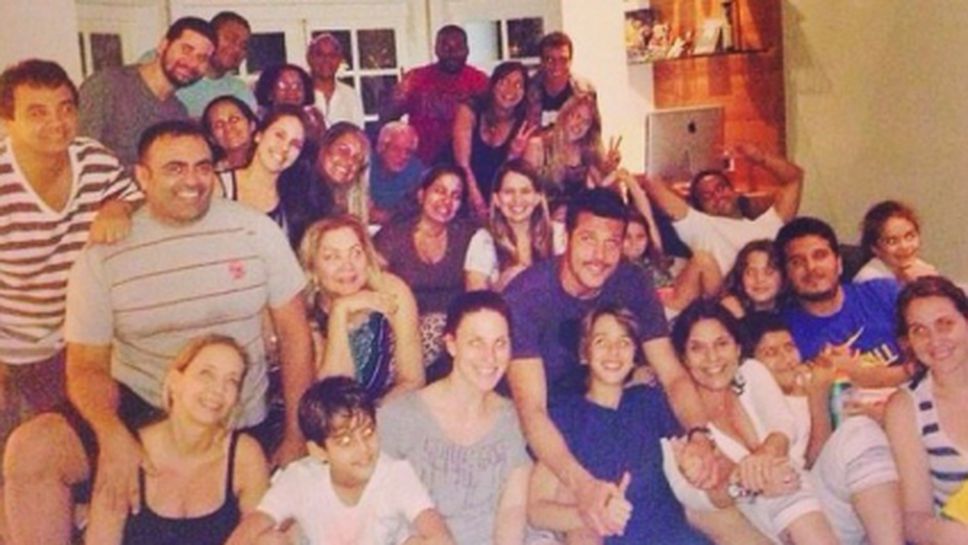 Сезар разпуска с роднини и приятели в почивния си ден