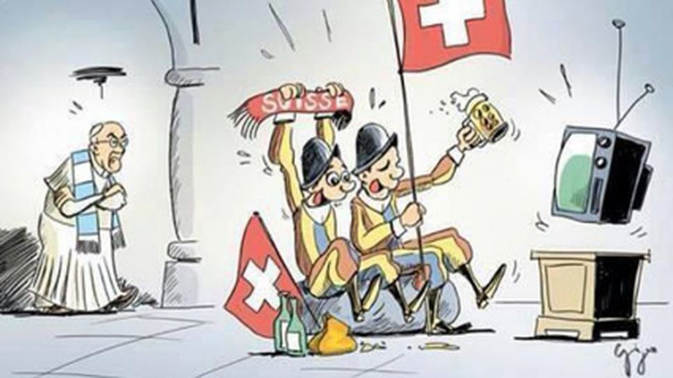 Папа Франциск отказал да гледа Аржентина - Швейцария заедно с Швейцарската гвардия