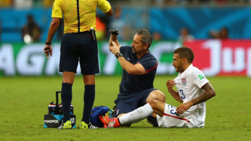 Фабиан Джонсън е с мускулно разтежение от мача с Белгия