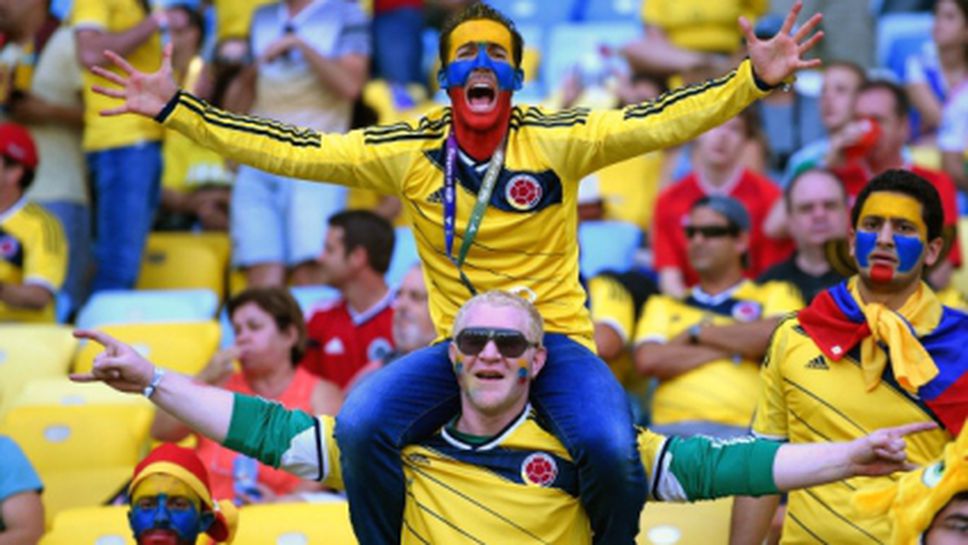 Президентът на Колумбия намали работния ден, за да може всички да гледат четвъртфинала