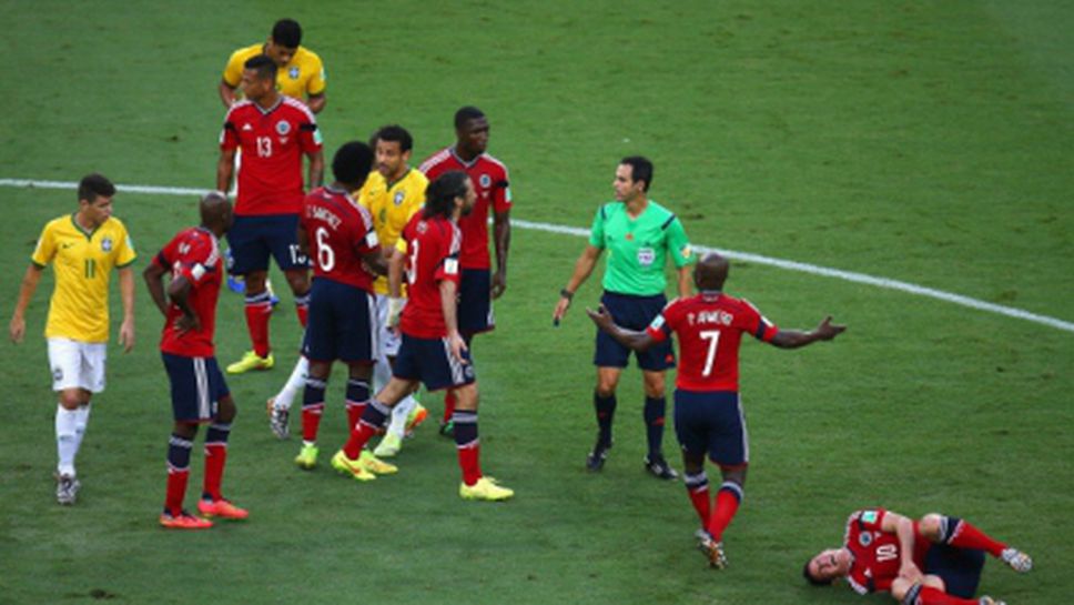 Фалкао избухна срещу съдията