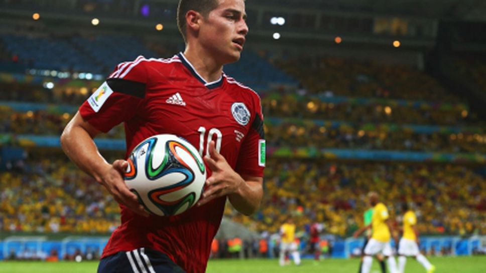 Хамес Родригес изравни рекорд на Пеле