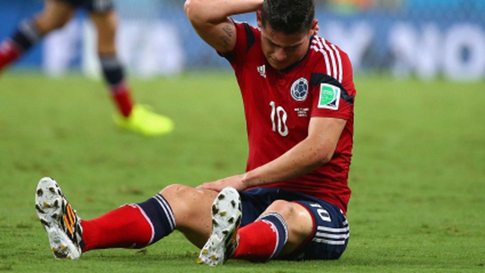 Хамес Родригес се оплака от съдията