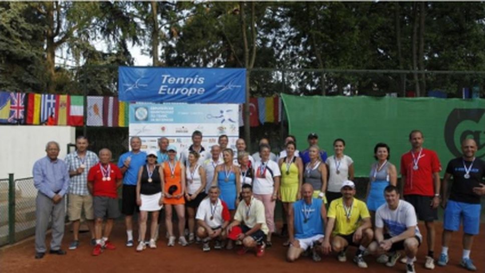 15 българи стартират в първия ден на европейското първенство по тенис за ветерани