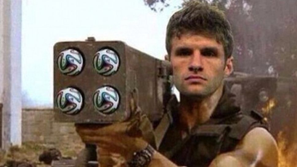 Шегите с Бразилия продължават - Мюлер стана Командо (още колажи)