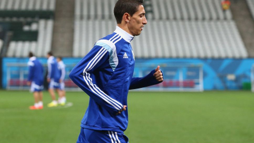 Ди Мария тренира и се надява да играе срещу Германия