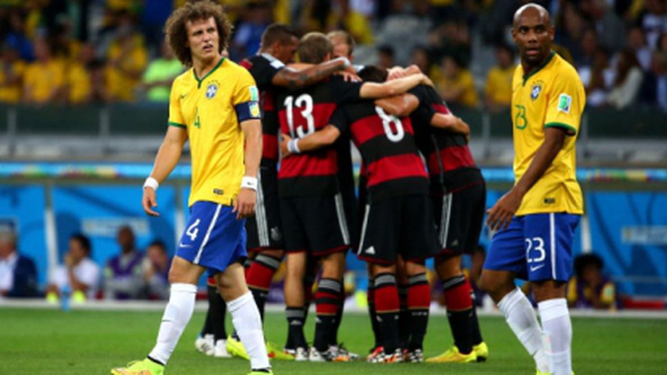 Загубата на Бразилия с 1:7 от Германия е най-значим момент на световното първенство