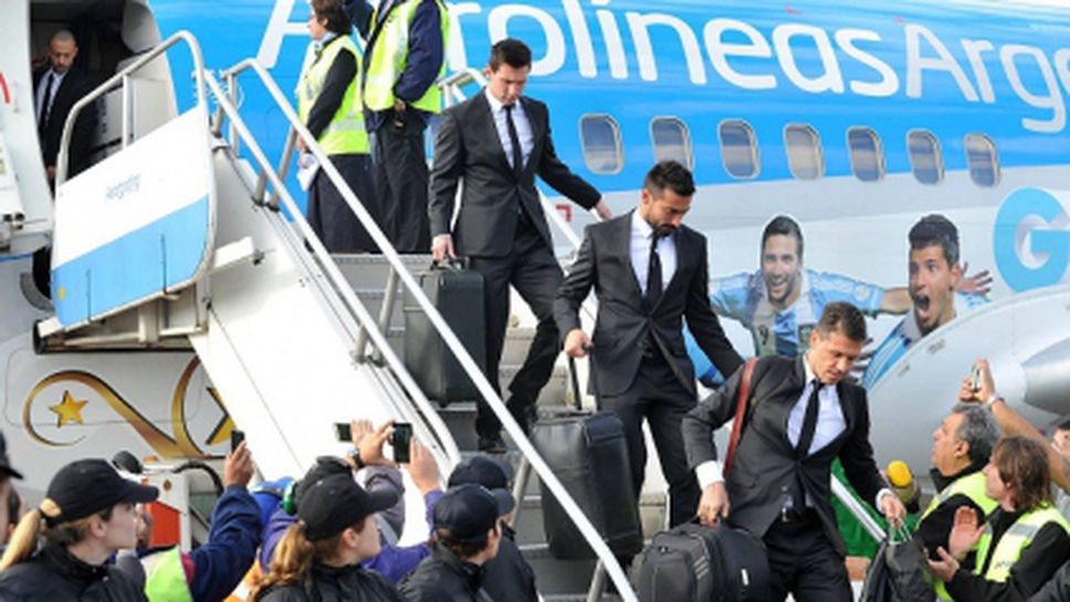 "Сребърната" Аржентина се прибра в родината