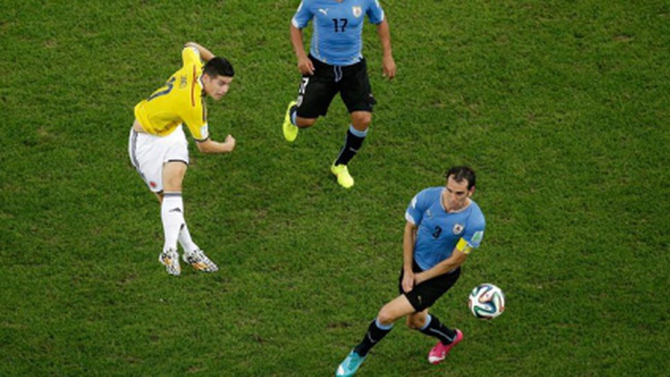 Шедьовърът на Хамес срещу Уругвай бе избран за Гол №1 на Мондиал 2014 (видео)