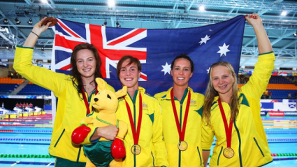 Австралия подобри женския световен рекорд на 4 по 100 м свободен стил