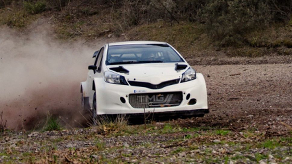 Тойота тестват Ярис WRC на асфалт
