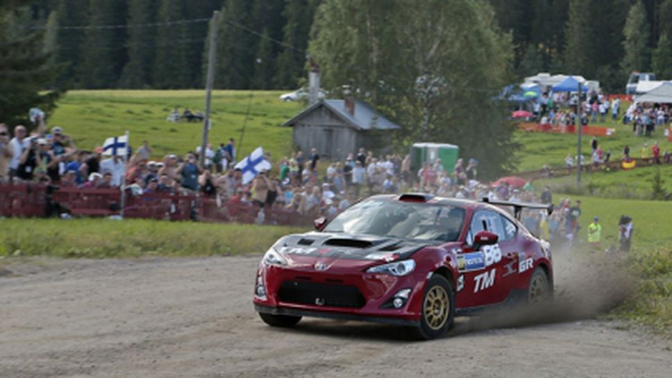 Тойота GT86 направи дебют в Рали Финландия
