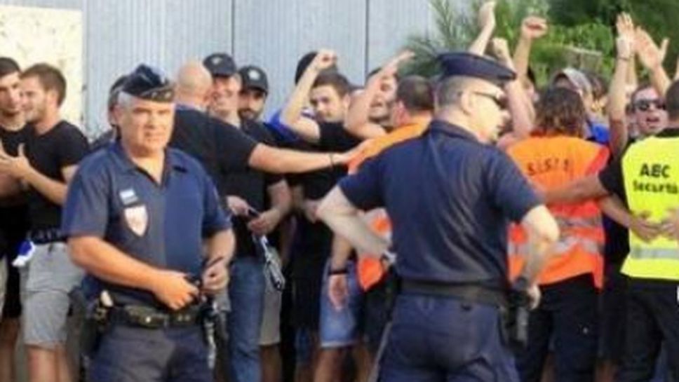 Осем полицаи са приети в болница след Бастия - Марсилия
