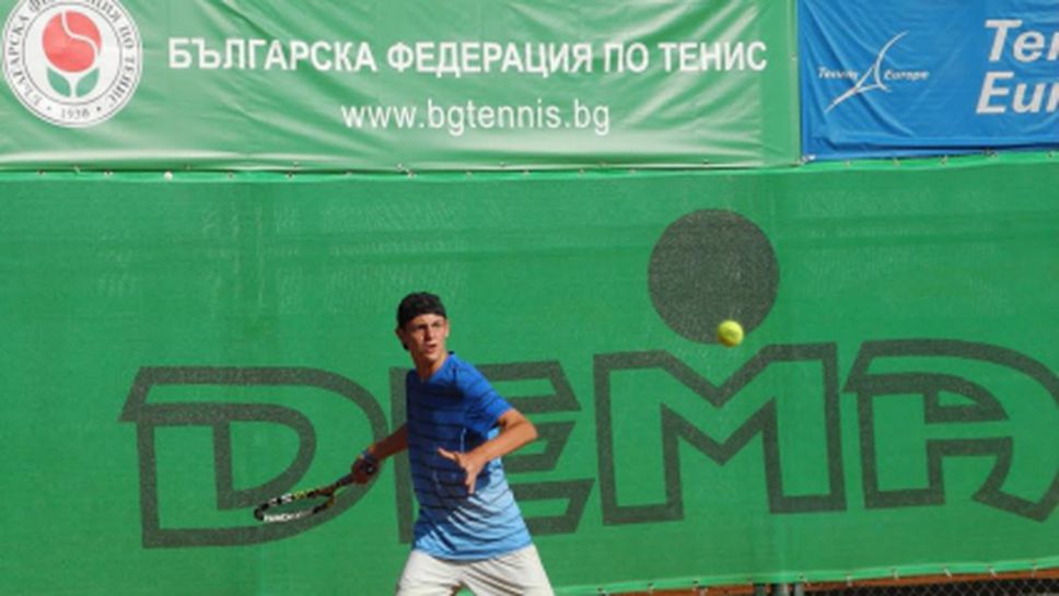 Александър Лазаров и Зиновия Ванева на полуфинал на Dema Cup