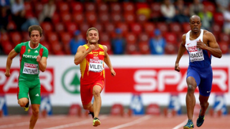 Дасаолу най-бърз преди финала на 100 м, Вико се отказа