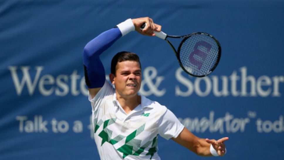 Милош Раонич се класира за 1/2-финал на турнира по тенис в Синсинати