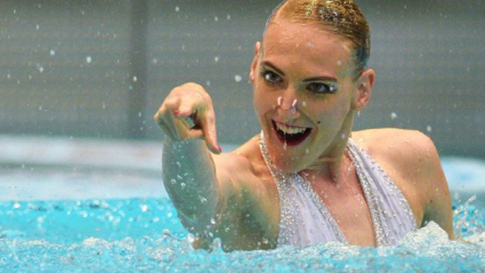 Светлана Ромашина с европейската титла на соло в синхронното плуване