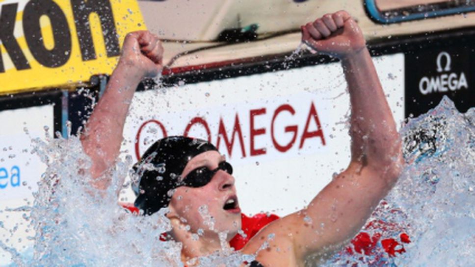 Ледецки подобри световния рекорд в плуването на 400 метра свободен стил