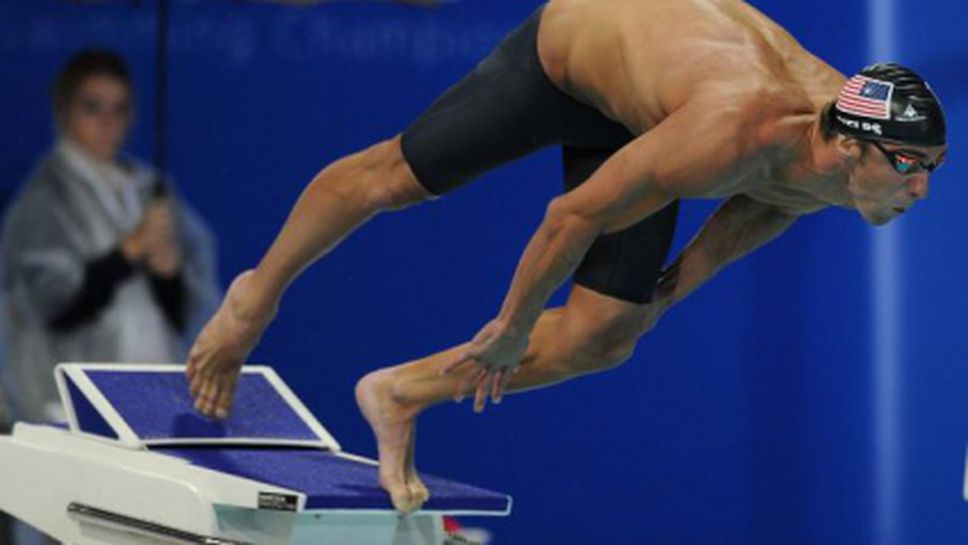 Фелпс с първо международно индивидуално злато след завръщането си в плуването